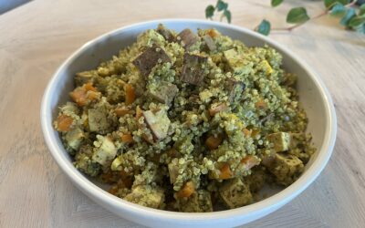 Cilantro Tofu Quinoa