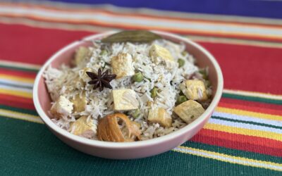 Tofu Peas Pulao
